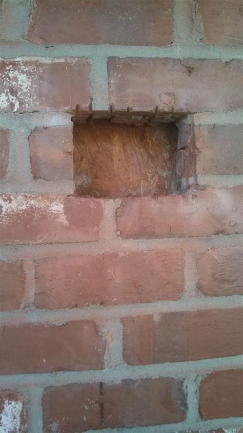 cutting holes on brick electrical box|recessing receptacle in brick.